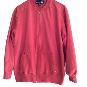 Anthony women’s plus size 1X jacket burnt orange zip front long sleeve